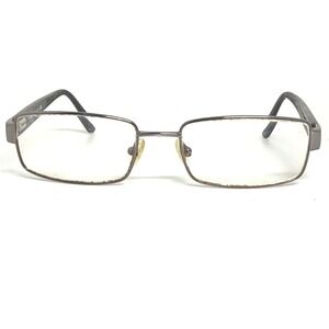 Safilo Elasta E3097 EZ7 150 Mens Rectangular Eyeglasses Frames Gray 58-19-150